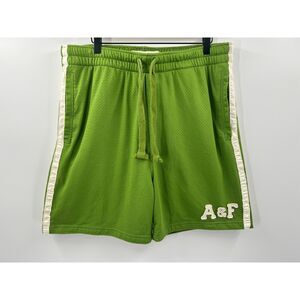 Vintage Abercrombie Fitch Shorts Mens Green Basketball Gym Y2K A&F XL